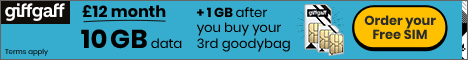 Get a free giffgaff Sim