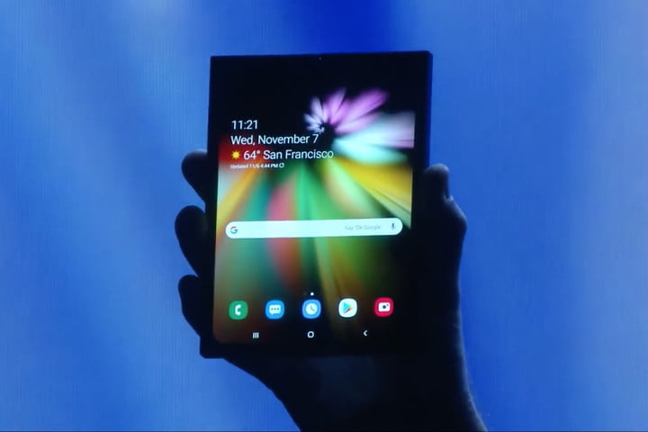 Samsung foldable display