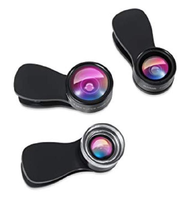 Amir 3-in-1 smartphone camera lenses