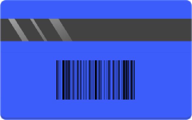 Barcode on card