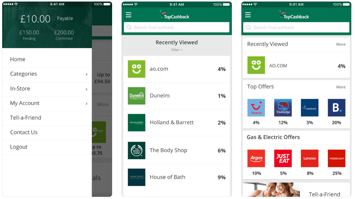 TopCashback app