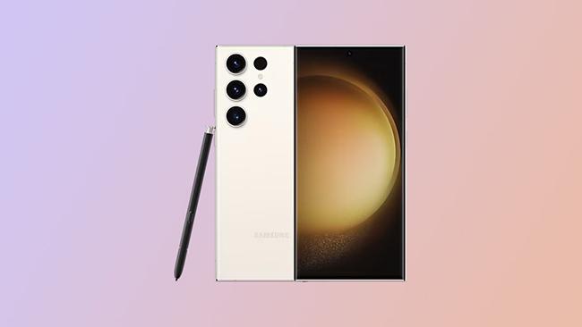 Samsung Galaxy 24 in cream
