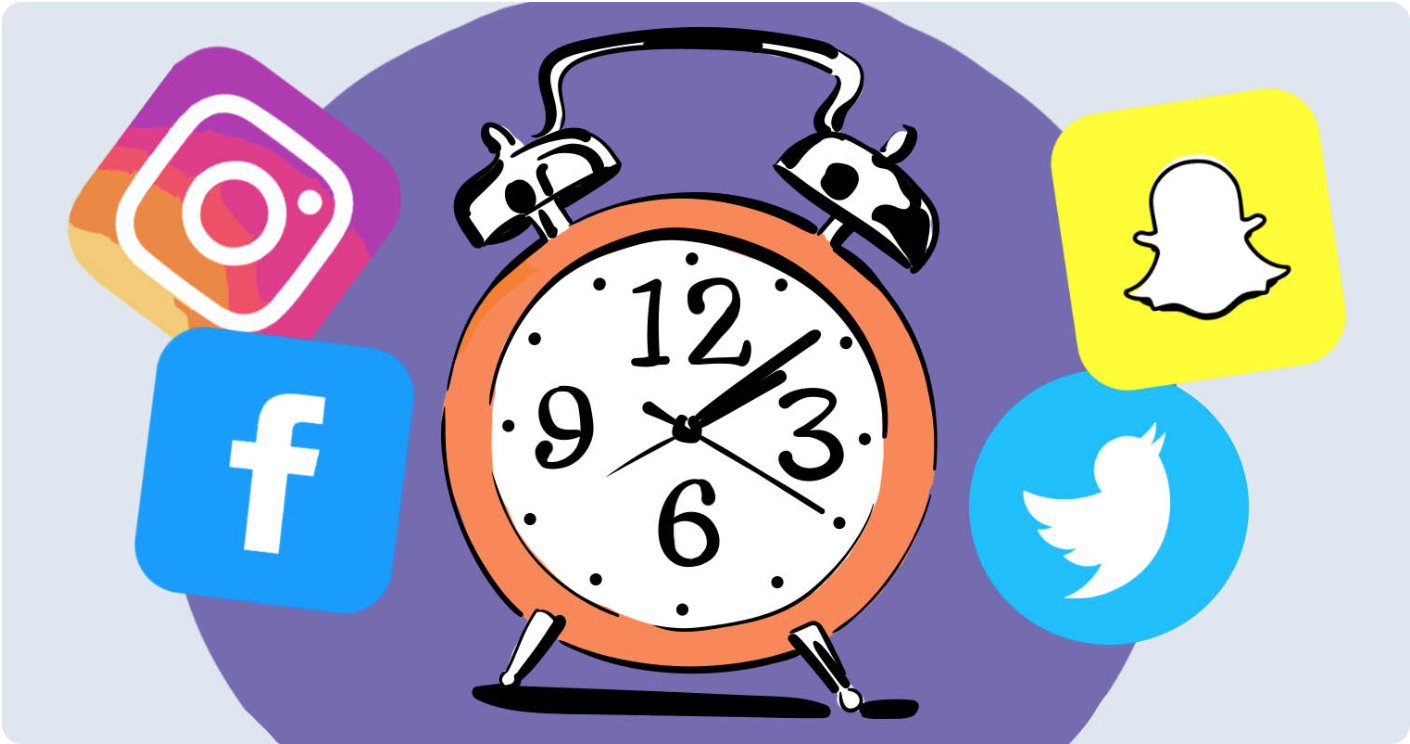 social media time