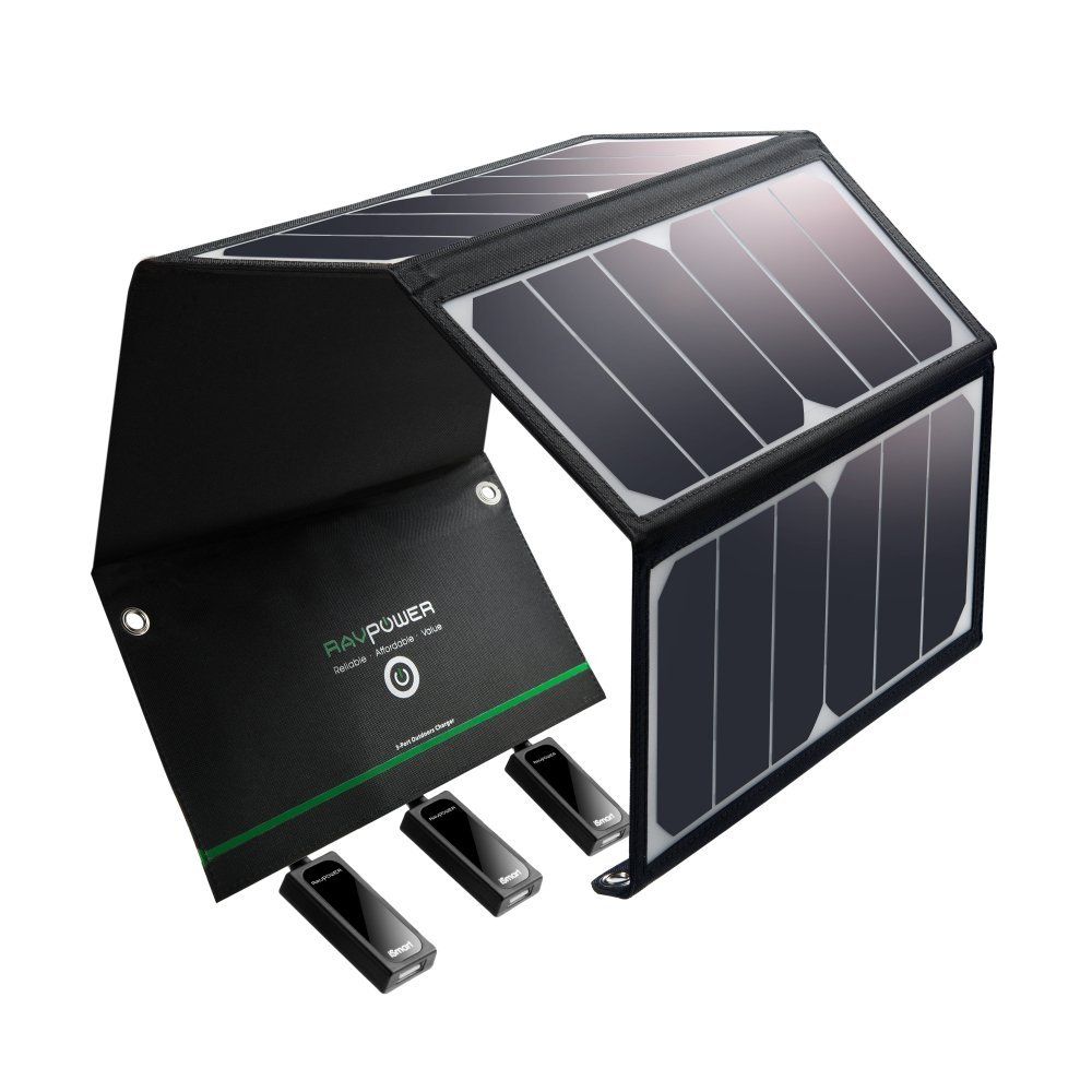 Portable solar charger belt