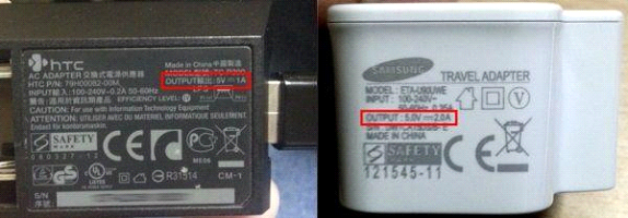 Smartphone chargers