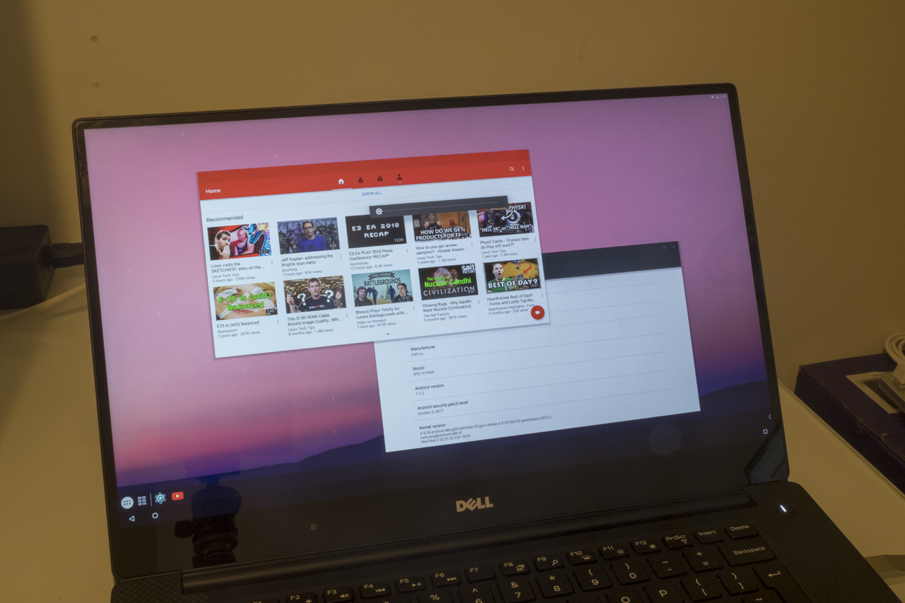 Windows on Android x86 laptop