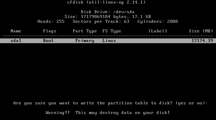 Android x86 disk utility sda partition