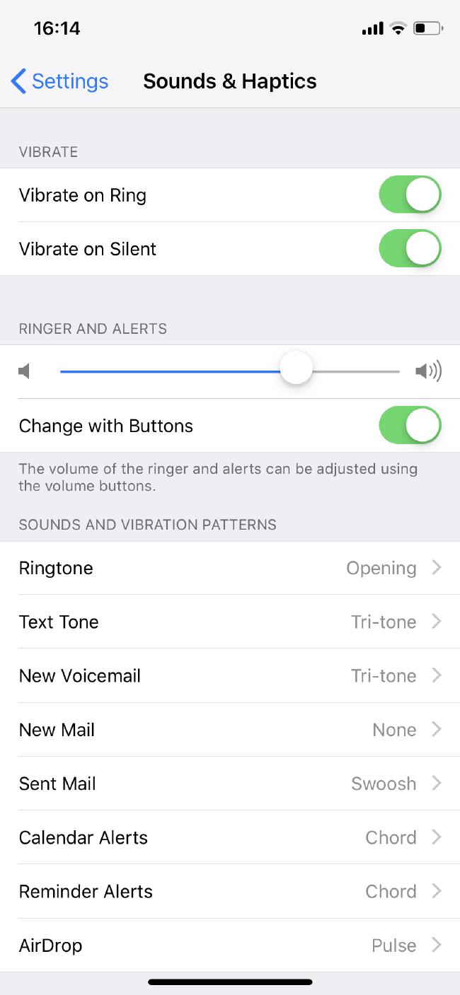 Increase sound notifications