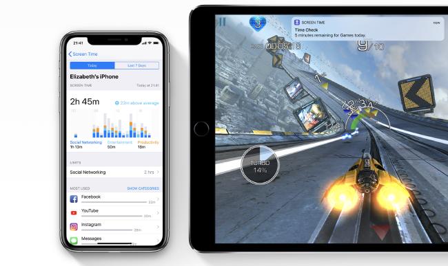 iPhone Xs Max - Screen Time on iOS 12