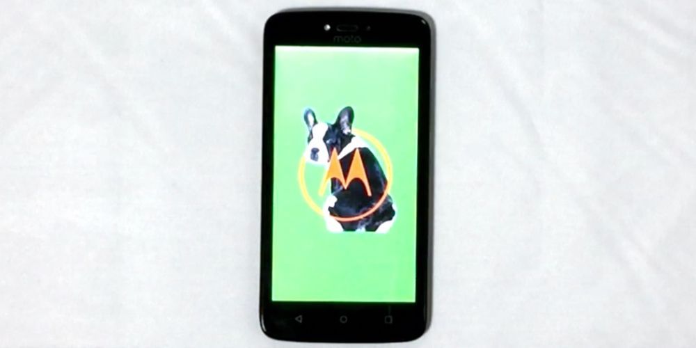 Moto C pictured