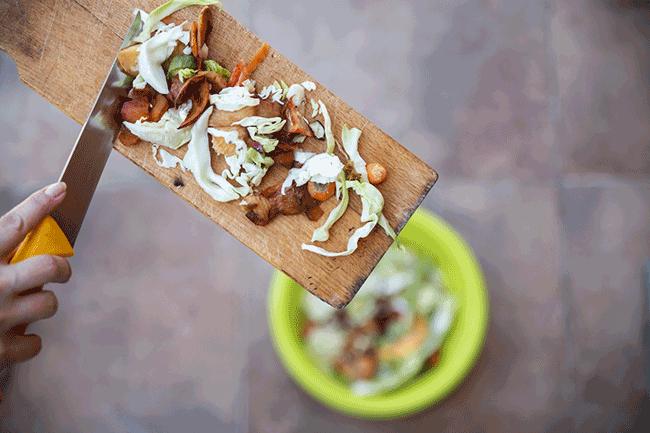 Preparing meals and ingredients can help to cut down on food waste.