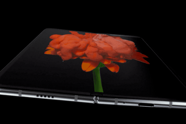 Samsung Galaxy Fold, folding