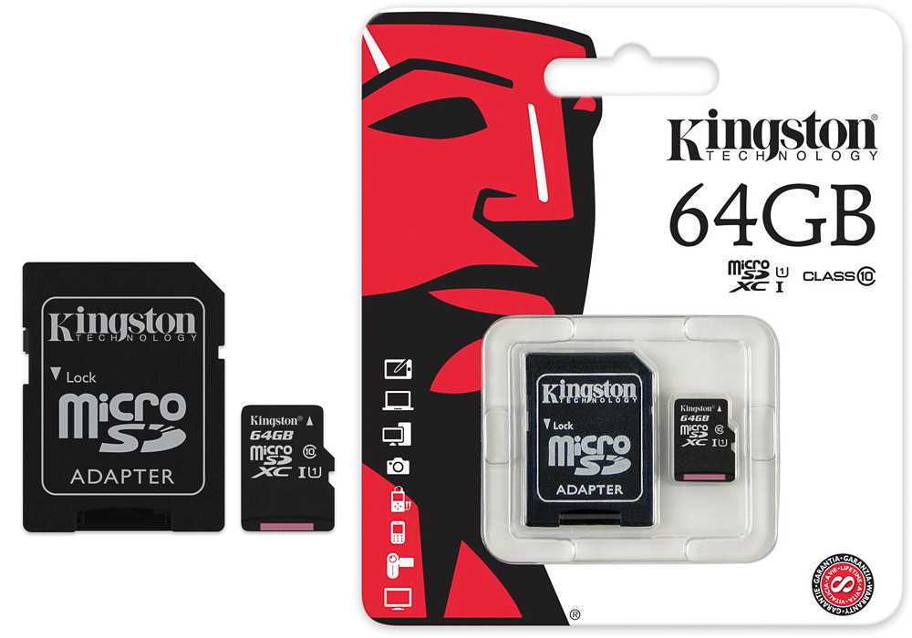 Kingston Class 10 Micro SD Card 64GB