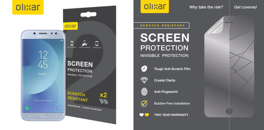 Olixar Screen Protector 2-in-1 Pack