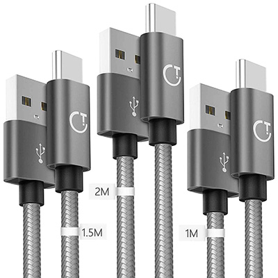 Gritin USB-C Cable 3-Pack