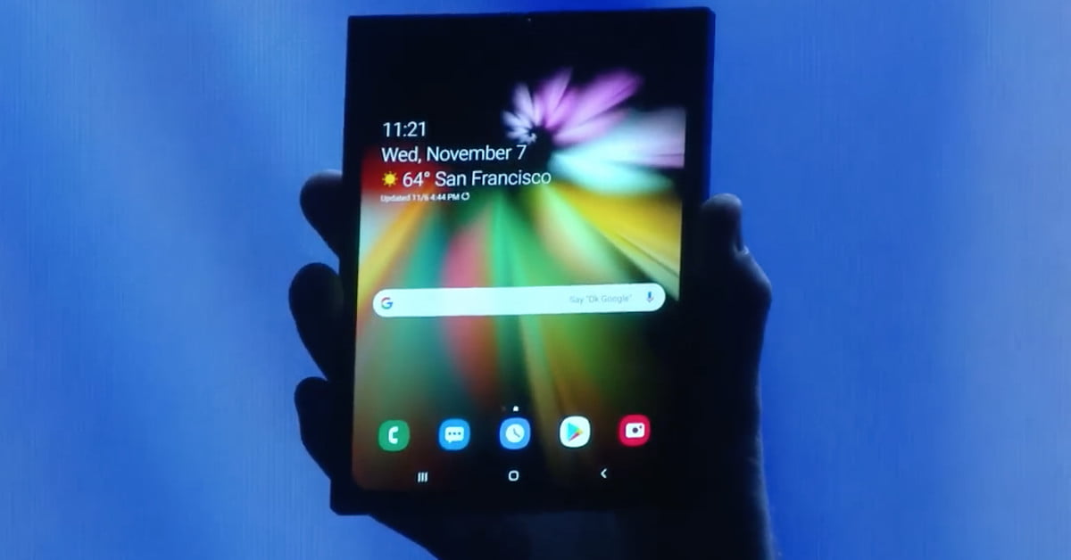 The foldable Galaxy F