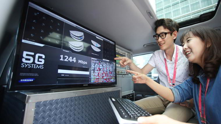 Samsung's 5G internet test