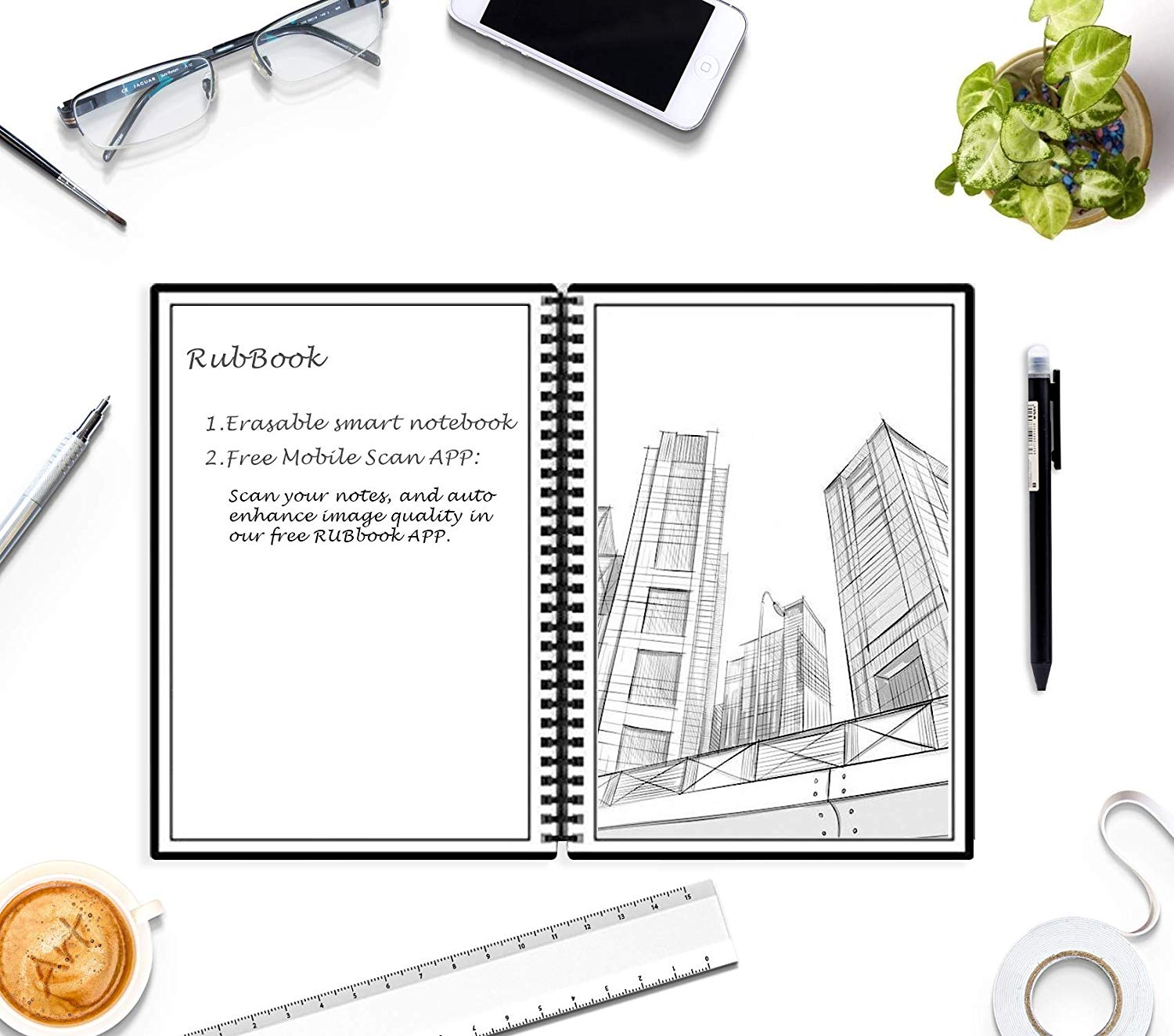 reusable smart notebook