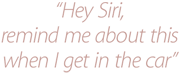 iPhone siri